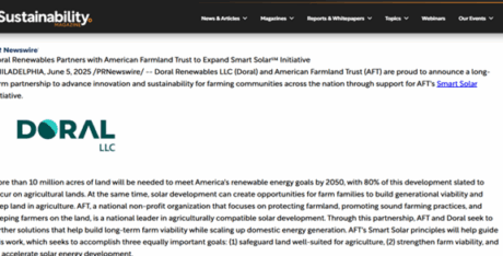 AFT Partnership Announcment